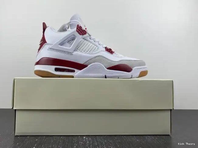 Kicked Out Shoe Store Jordan 4 Retro SB Pine Red DR5415-160 0625